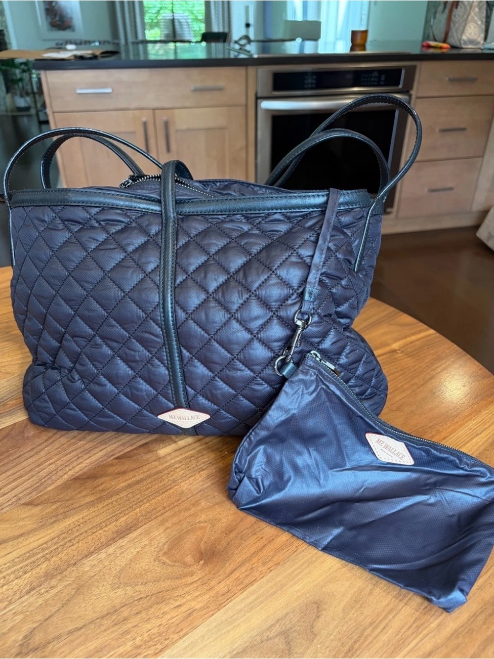 MZ Wallace Astor East-West Quilted Tote Bag NWOT